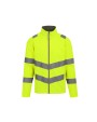 REGATTA HI-VIS PRO CONTRACT ABLAZE 2 LAYER SOFTSHELL JACKET (CLASS 3) Softshells personalisierbar