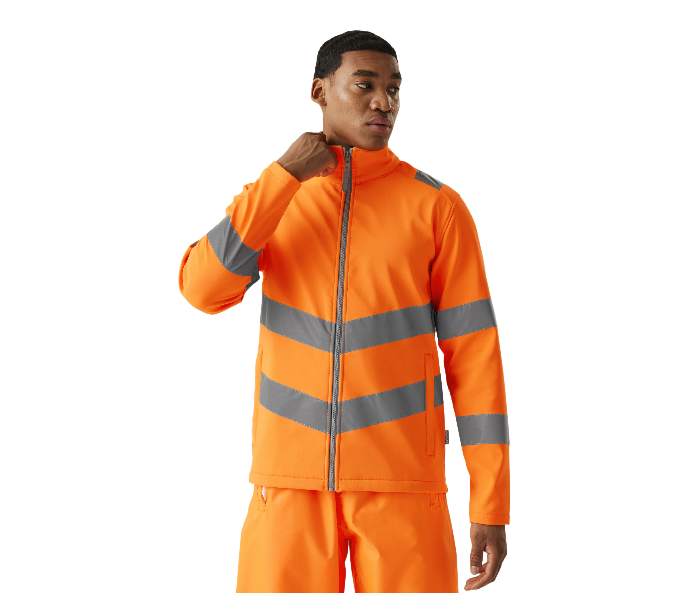 Softshells REGATTA HI-VIS PRO CONTRACT ABLAZE 2 LAYER SOFTSHELL JACKET (CLASS 3) voor bedrukking &amp; borduring