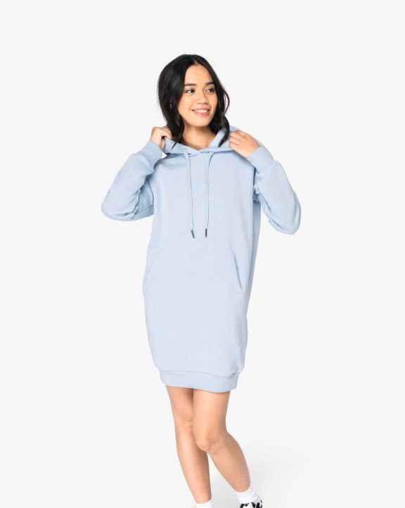 Robes personnalisable NATIVE SPIRIT Robe sweat-shirt écoresponsable à capuche femme