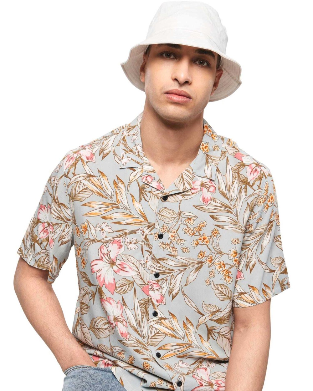 Bucket hats FLEXFIT Bob in biologisch katoen voor bedrukking &amp; borduring