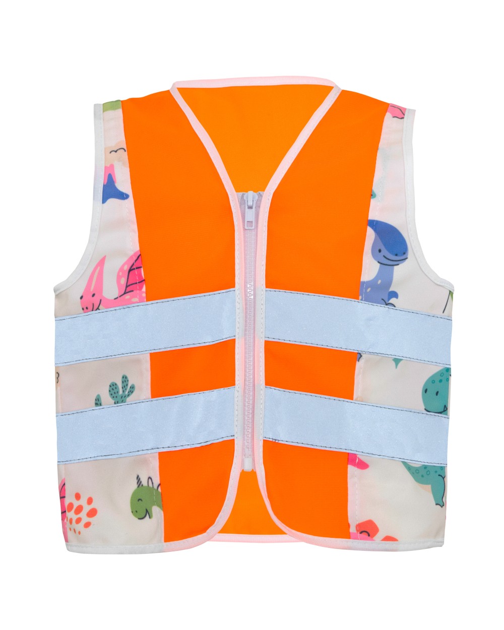 KORNTEX Children´s Safety Vest Action Dinosaurs CO² Neutral Warnwesten personalisierbar
