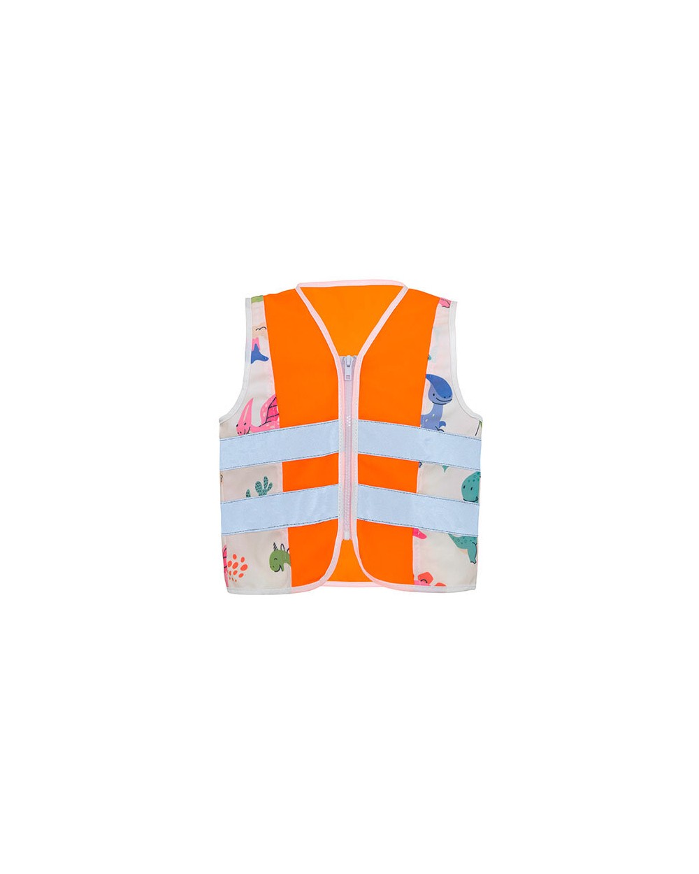 Gilets de sécurité personnalisable KORNTEX Children´s Safety Vest Action Dinosaurs CO² Neutral