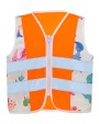 Gilets de sécurité personnalisable KORNTEX Children´s Safety Vest Action Dinosaurs CO² Neutral