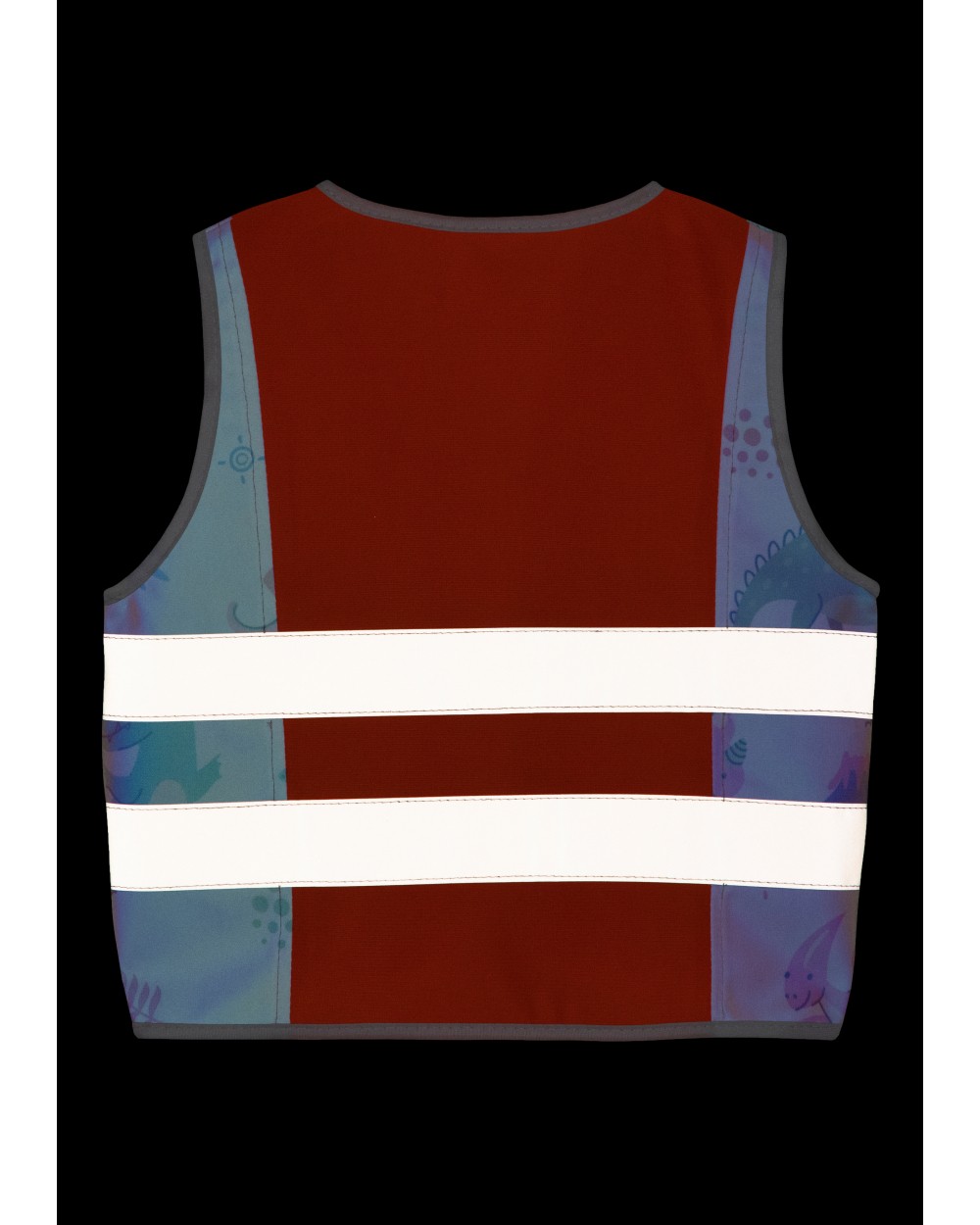 KORNTEX Children´s Safety Vest Action Dinosaurs CO² Neutral Warnwesten personalisierbar