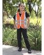 Fluo vestjes KORNTEX Children´s Safety Vest Action Dinosaurs CO² Neutral voor bedrukking &amp; borduring