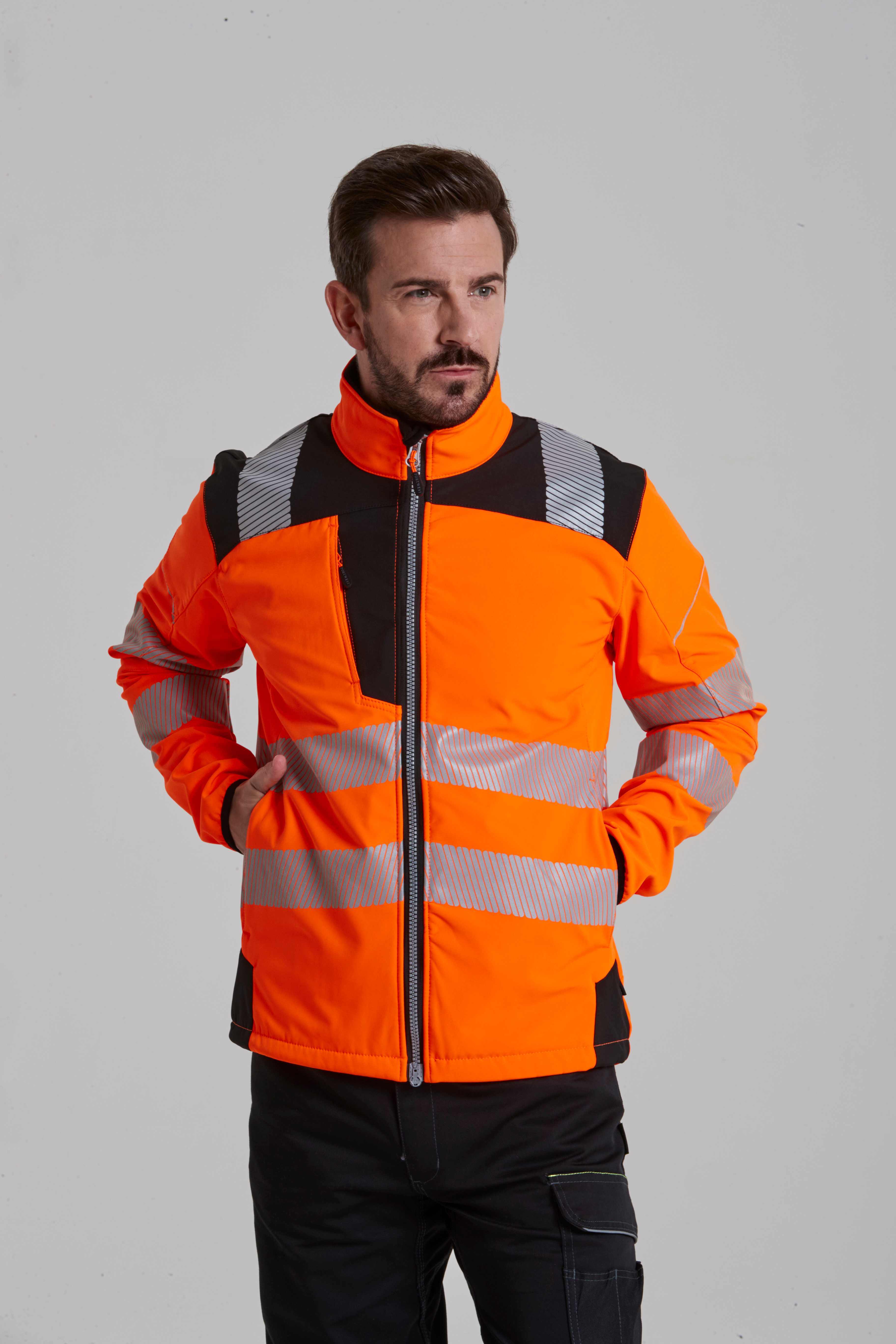 Softshells personnalisable PORTWEST Softshell Haute-Visibilité PW3