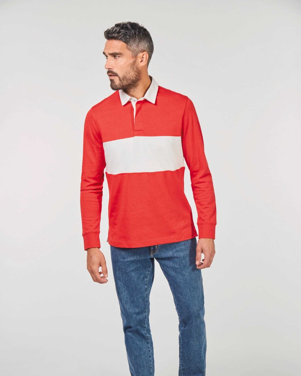 PROACT Rugby-Polohemd mit langen Ärmeln Poloshirts personalisierbar