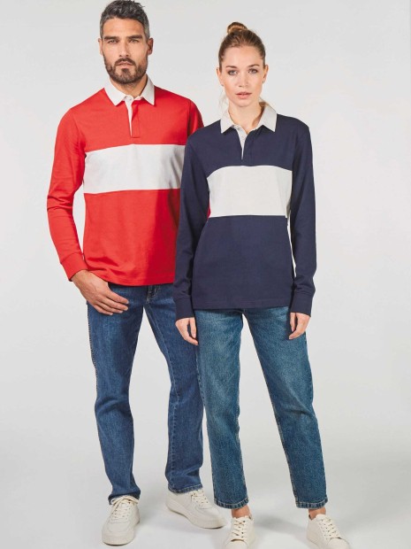 Polos à personnaliser PROACT Polo Rugby manches longues 