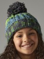 Bonnets à personnaliser BEECHFIELD JUNIOR CORKSCREW POM POM BEANIE 