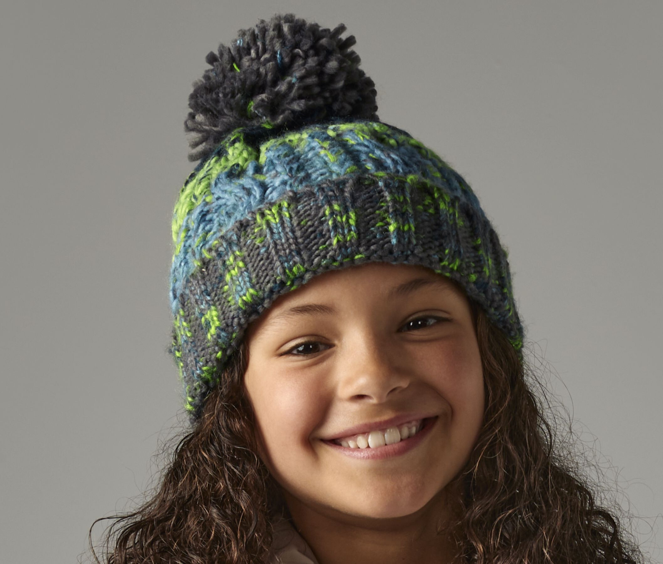 Bonnets personnalisable BEECHFIELD JUNIOR CORKSCREW POM POM BEANIE