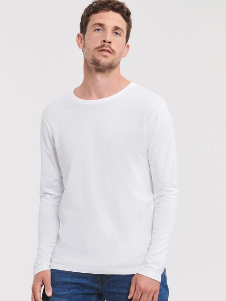 T-Shirts à personnaliser RUSSELL PURE ORGANIC LONG SLEEVES 