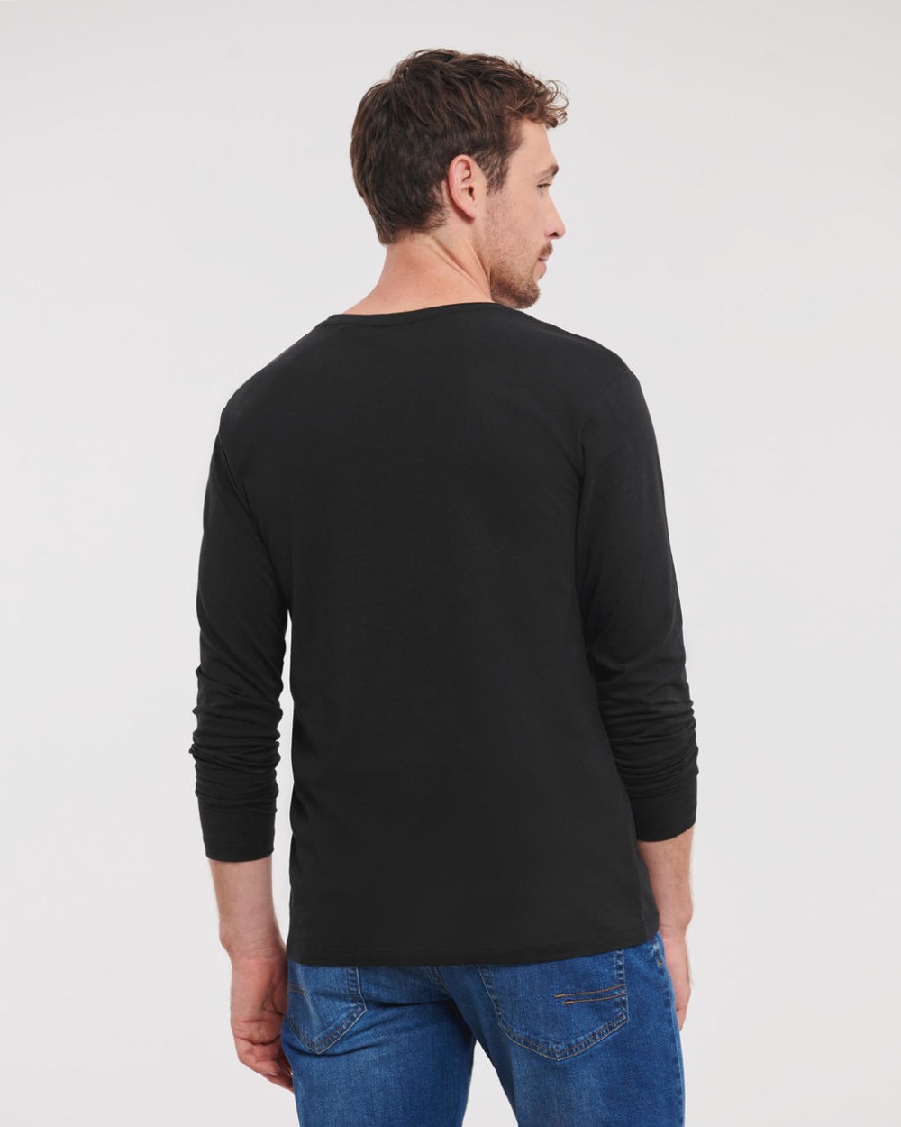 T-shirts RUSSELL PURE ORGANIC LONG SLEEVES voor bedrukking &amp; borduring