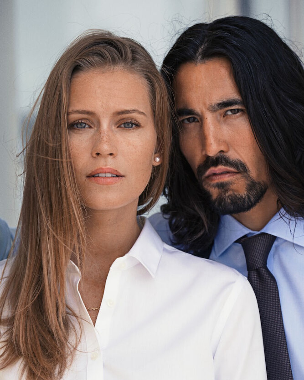 Chemises personnalisable J. HARVEST & FROST GB01 Twill Chemise Relaxed Fit Femmes