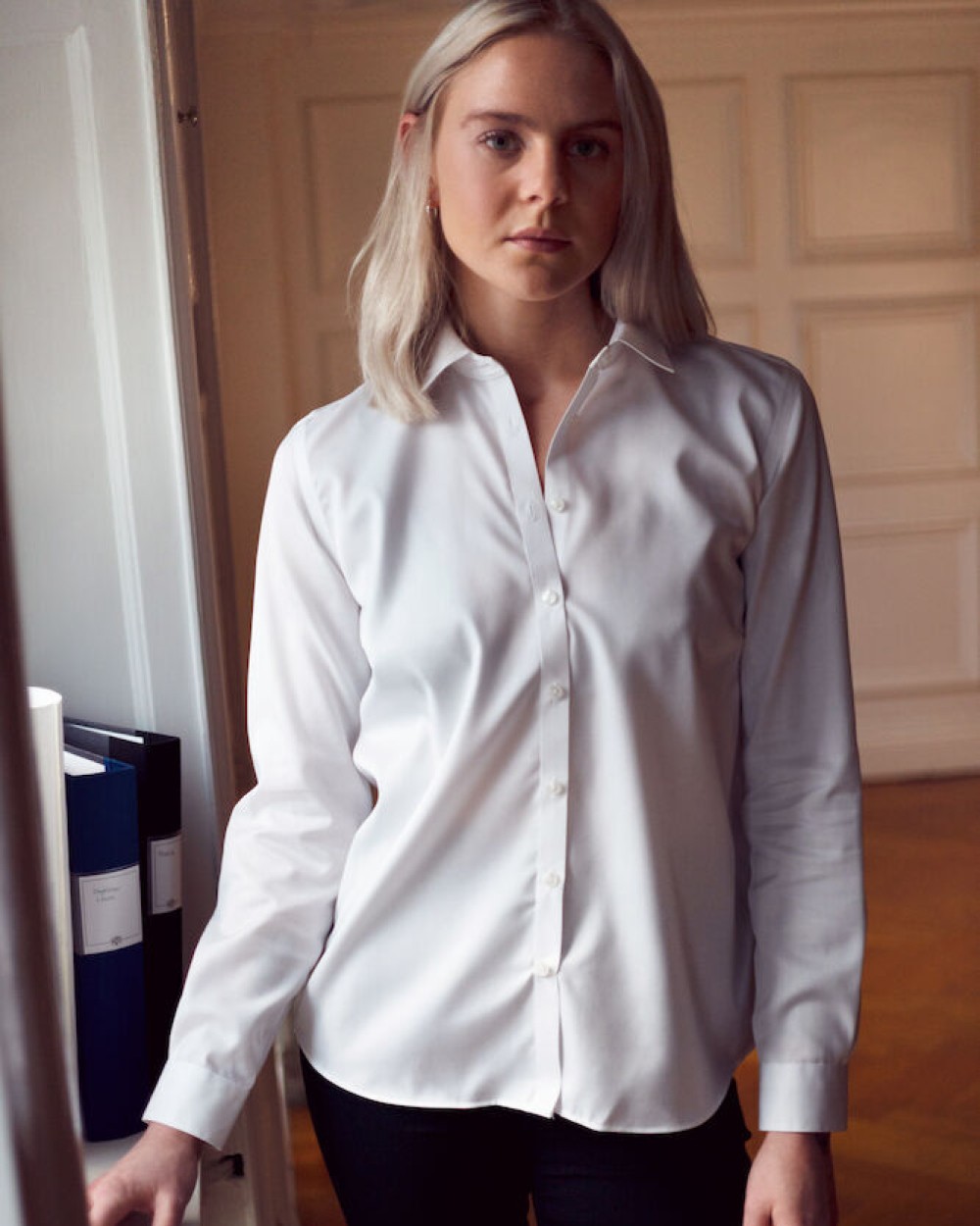 Hemden J. HARVEST & FROST GB01 Twill
Hemd Relaxed Fit Dames voor bedrukking &amp; borduring