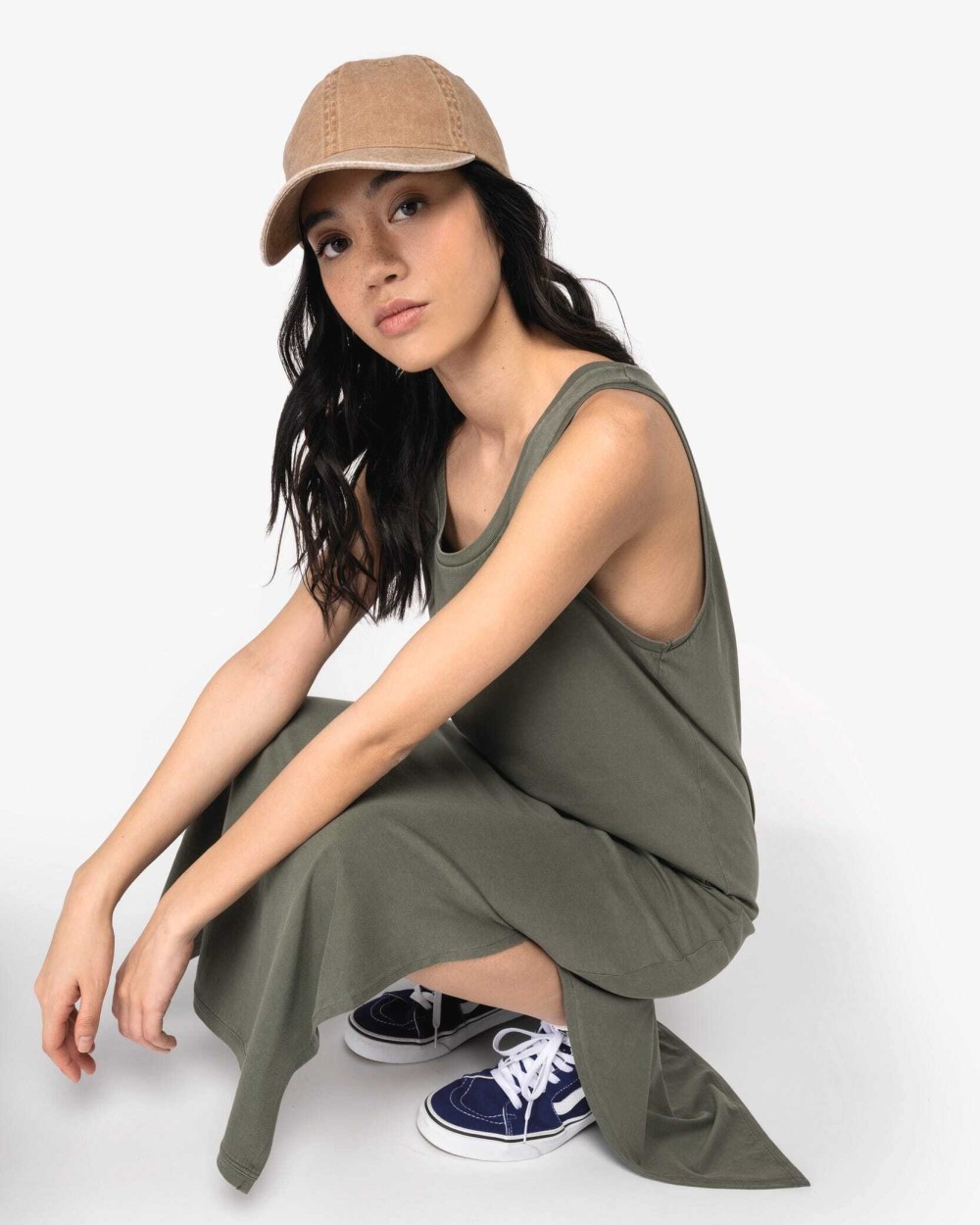 NATIVE SPIRIT Umweltfreundliches ausgewaschenes Jersey-Kleid für Damen Kleider personalisierbar