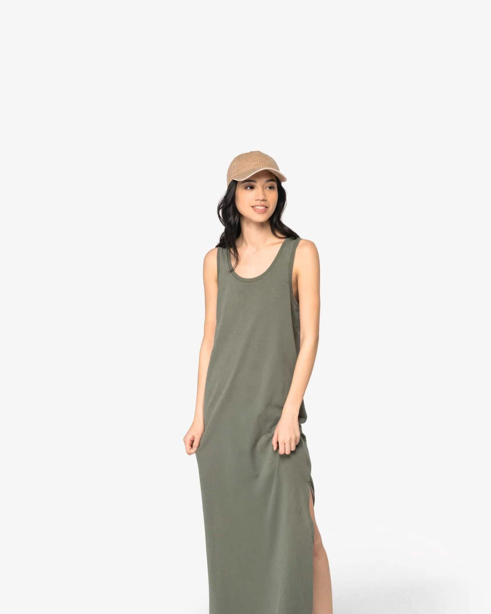 NATIVE SPIRIT Umweltfreundliches ausgewaschenes Jersey-Kleid für Damen Kleider personalisierbar