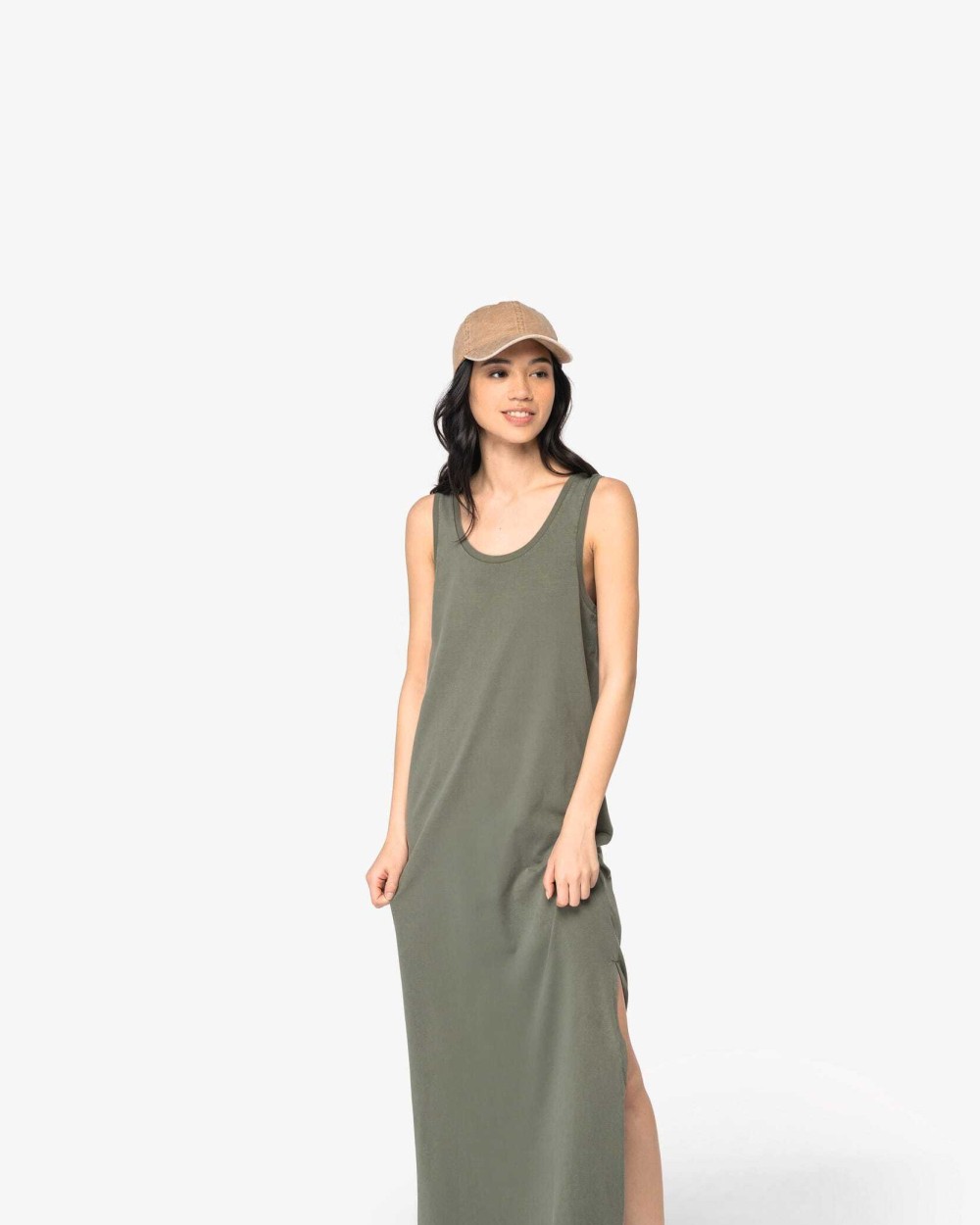 NATIVE SPIRIT Umweltfreundliches ausgewaschenes Jersey-Kleid für Damen Kleider personalisierbar