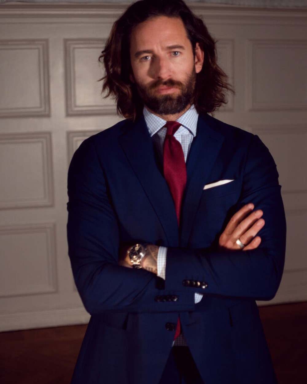 Hemden J. HARVEST & FROST Yellow Bow 53 
Hemd Slim Fit Heren voor bedrukking &amp; borduring