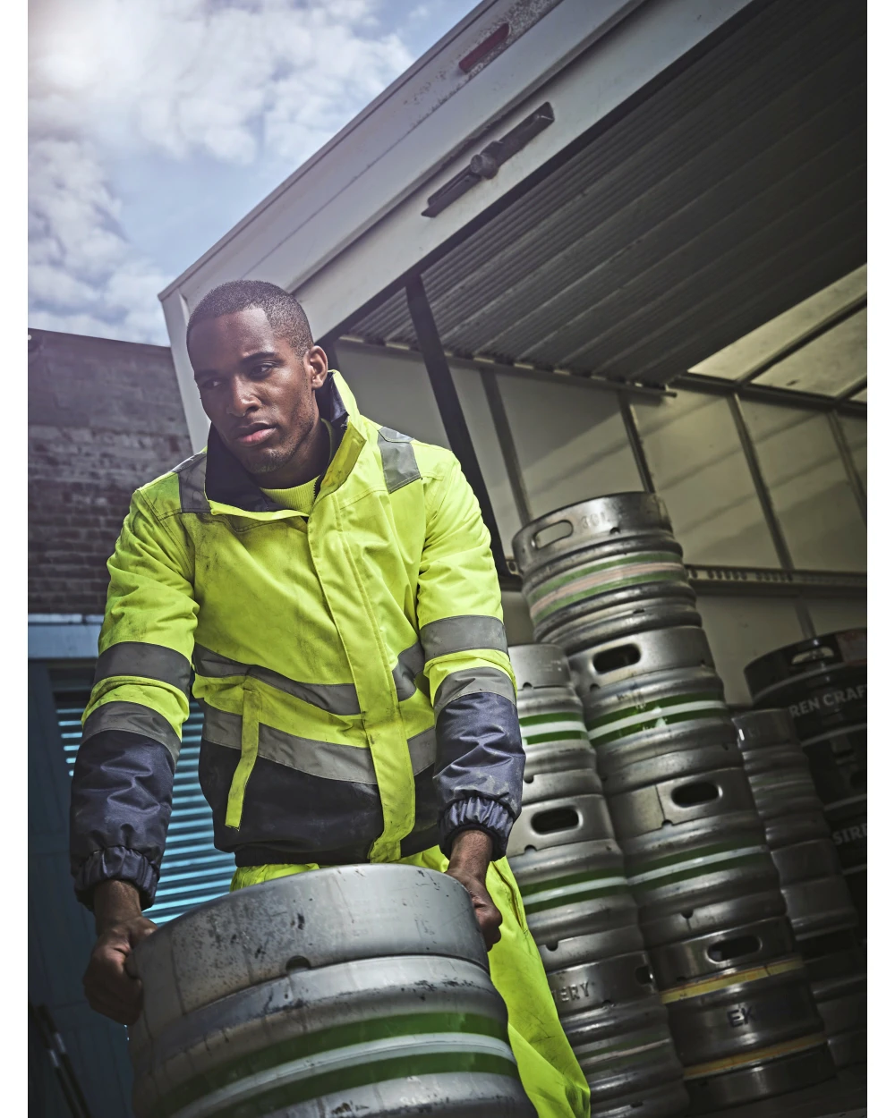 Vestes personnalisable REGATTA Pro Hi-Vis Classic Bomber Jacket