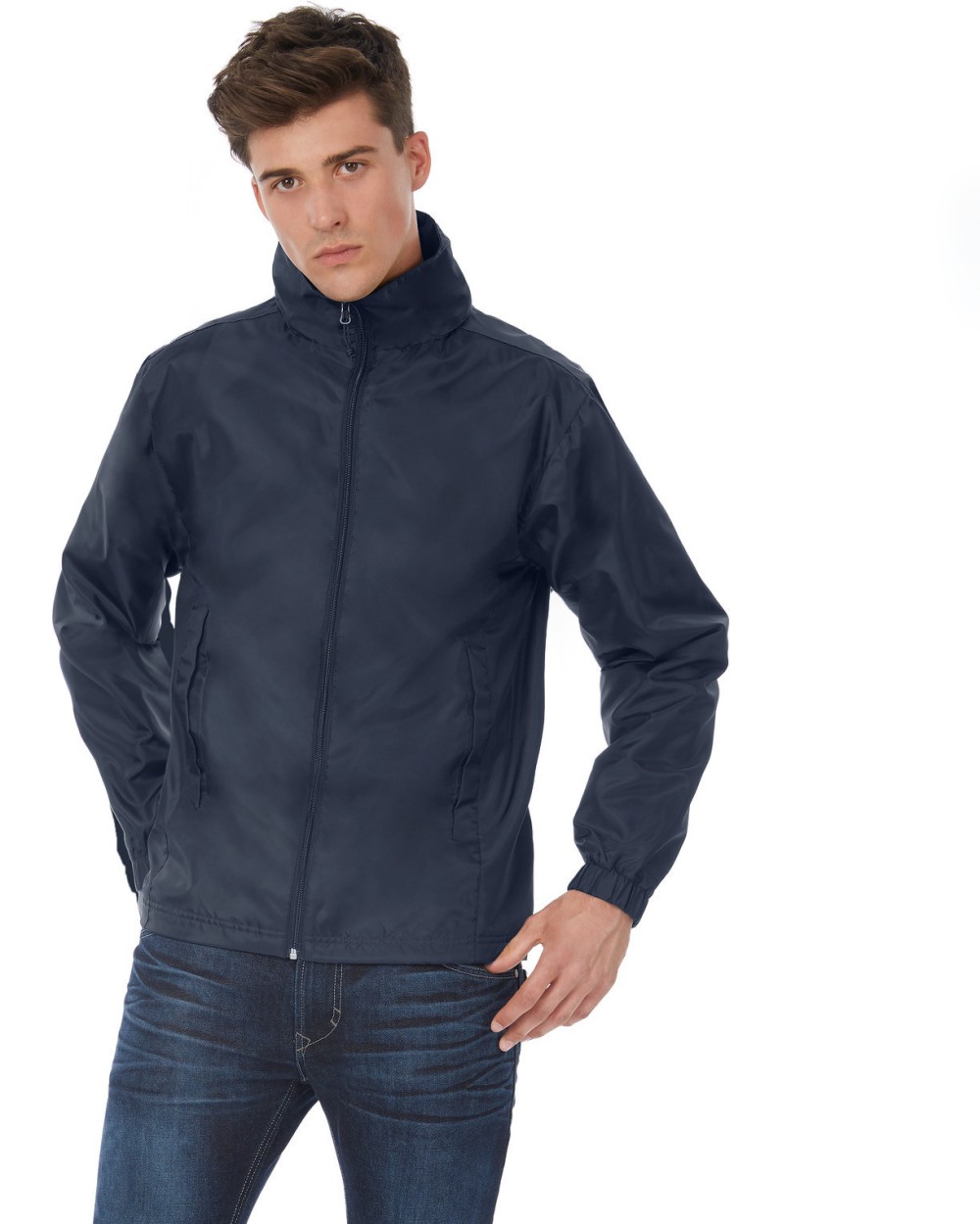 Vestes personnalisable B&C Coupe-vent doublé tricot ID.601