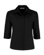 Chemises personnalisable KUSTOM KIT Women's Tailored Fit Continental Blouse 3/4 Sleeve