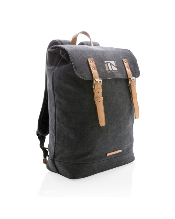 4DO Canvas Laptop-Rucksack, PVC-frei Taschen personalisierbar