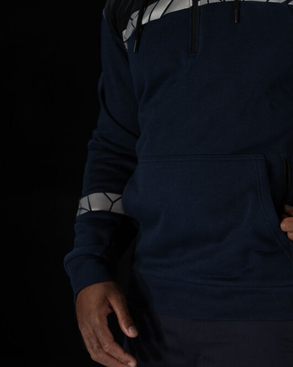 Sweaters & hoodies PROJOB 7104 HOODIE MET HALVE RITSSLUITING voor bedrukking &amp; borduring