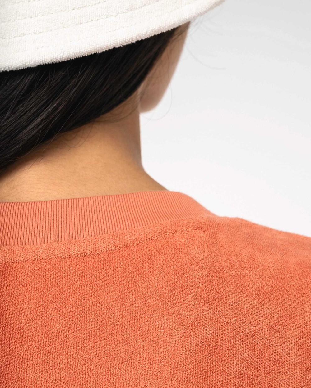 Jurken NATIVE SPIRIT Ecologische badstof t-shirtjurk met afhangende mouwen voor bedrukking &amp; borduring