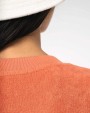 NATIVE SPIRIT Umweltfreundliches Damen-T-Shirt-Kleid aus Frottee mit überschnittener Schulterpartie Kleider personalisierbar