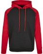 Sweat-shirts personnalisable BUILD YOUR BRAND BASIC RAGLAN HOODY