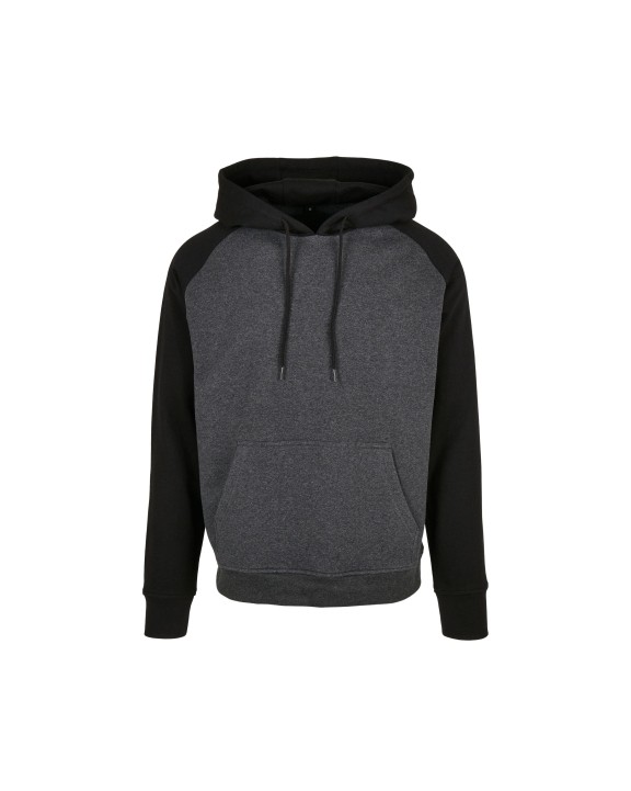 Sweat-shirts personnalisable BUILD YOUR BRAND BASIC RAGLAN HOODY