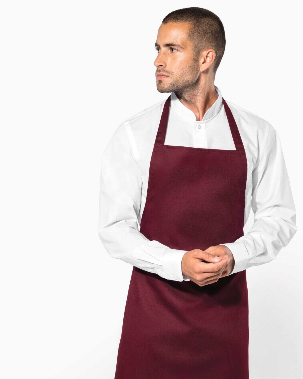 Schorten KARIBAN Licht schort voor bedrukking &amp; borduring