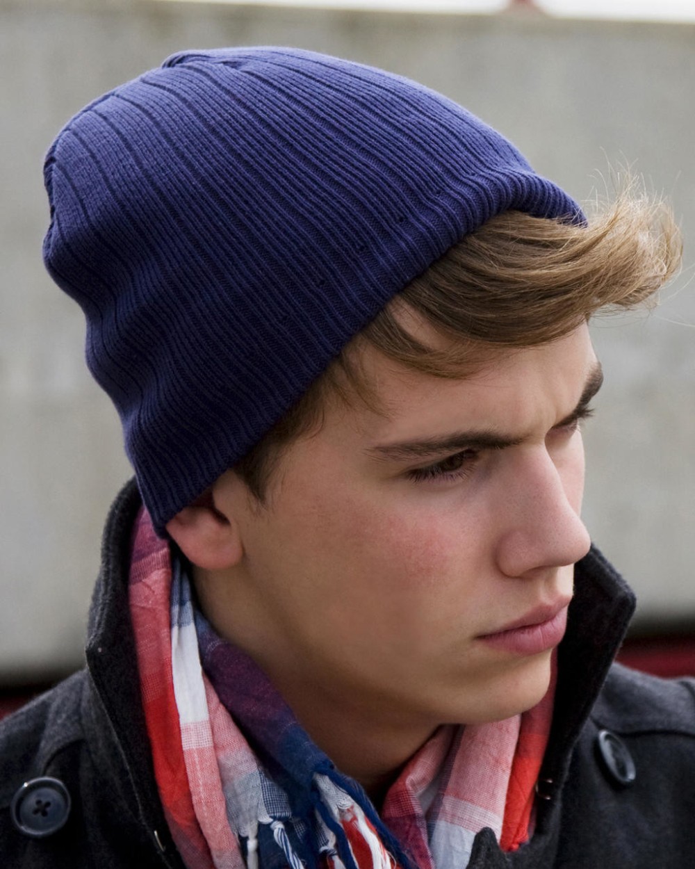 RESULT Delux Double Knit Cotton Beanie Hat Mützen personalisierbar