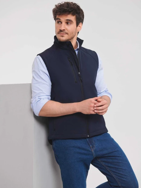 Softshells à personnaliser RUSSELL Bodywarmer softshell homme 