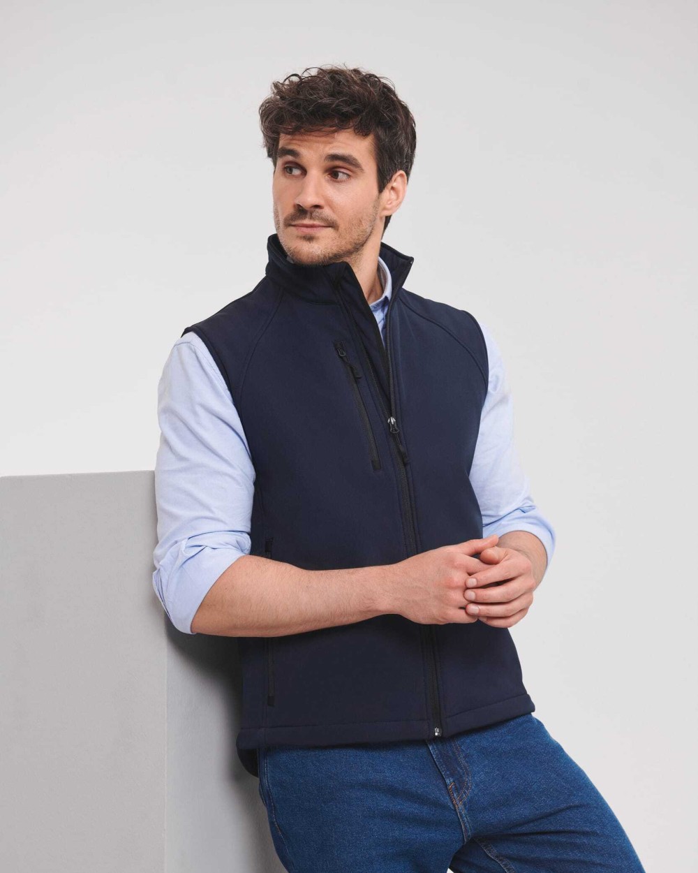 RUSSELL Men's Softshell Gilet Softshells personalisierbar