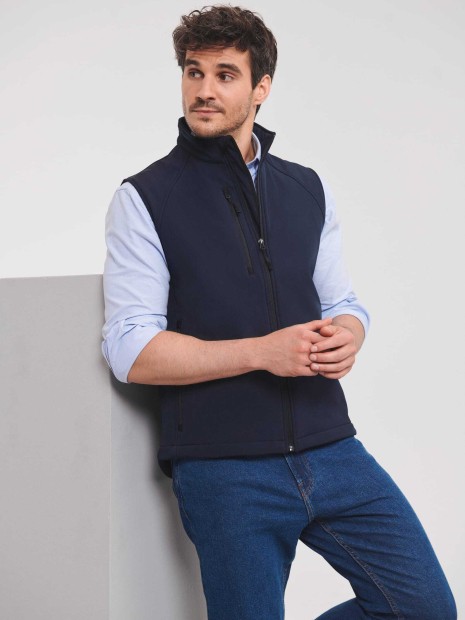 Softshells à personnaliser RUSSELL Bodywarmer softshell homme 