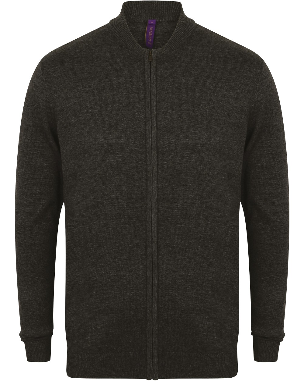 Truien HENBURY Cardigan met rits voor bedrukking &amp; borduring