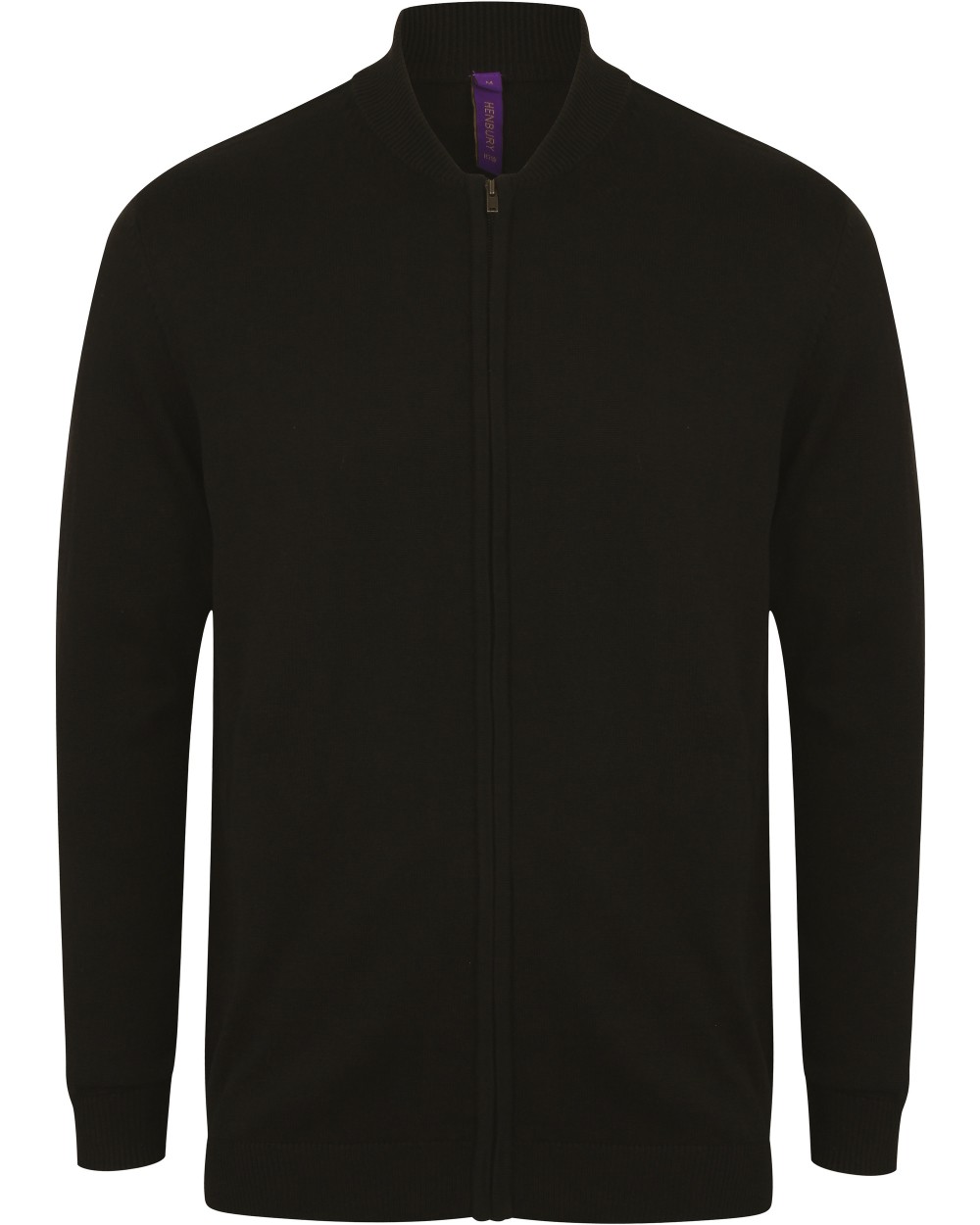 Truien HENBURY Cardigan met rits voor bedrukking &amp; borduring