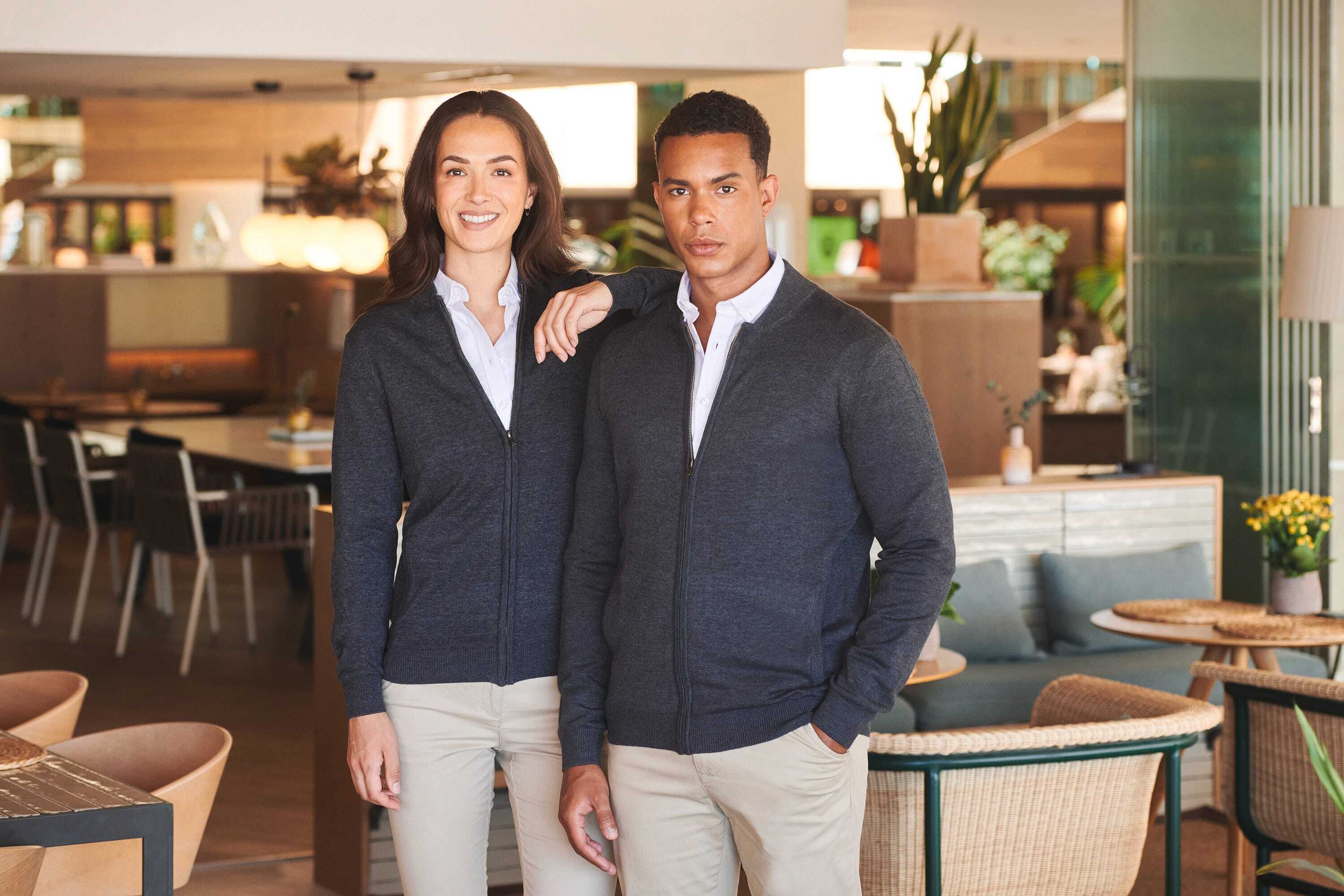 HENBURY Cardigan mit Reißverschluss Pullovers personalisierbar