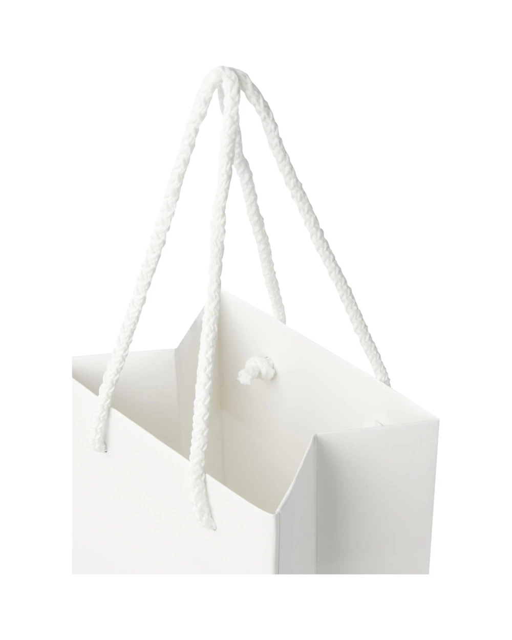 4DO Handgefertigte 170 g/m² Weinflaschentüte aus Integra-Papier mit Kunststoff Kordelgriffen – 12 × 9... Taschen personalisierbar