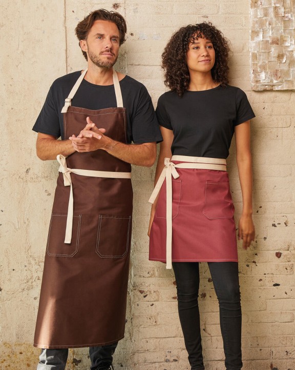 Tabliers personnalisable  SANTORINI - Contrasted Bistro Apron with Pocket