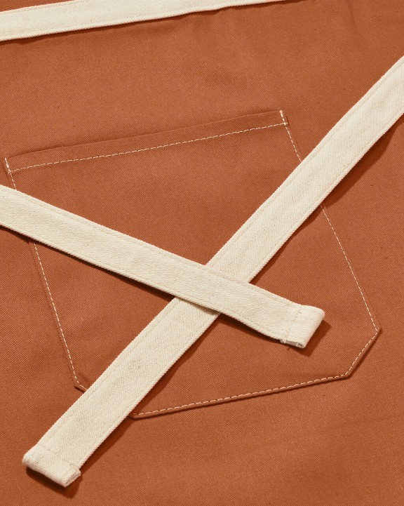  SANTORINI - Contrasted Bistro Apron with Pocket Schürzen personalisierbar