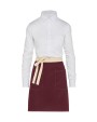 SG CLOTHING SANTORINI - Contrasted Bistro Apron with Pocket Schürzen personalisierbar
