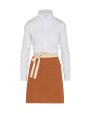 SG CLOTHING SANTORINI - Contrasted Bistro Apron with Pocket Schürzen personalisierbar