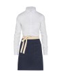SG CLOTHING SANTORINI - Contrasted Bistro Apron with Pocket Schürzen personalisierbar