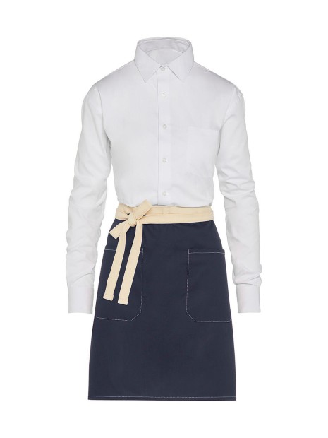 SG CLOTHING SANTORINI - Contrasted Bistro Apron with Pocket /api/colors/b68891a9-1d28-4f7a-8deb-775c45027afd personnalisable