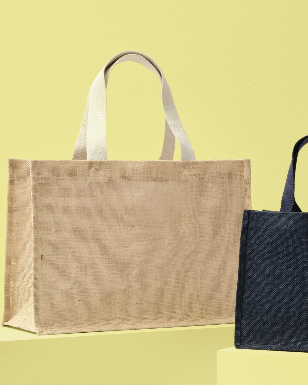 Tassen & Zakken NUTSHELL Jute shopper voor bedrukking &amp; borduring