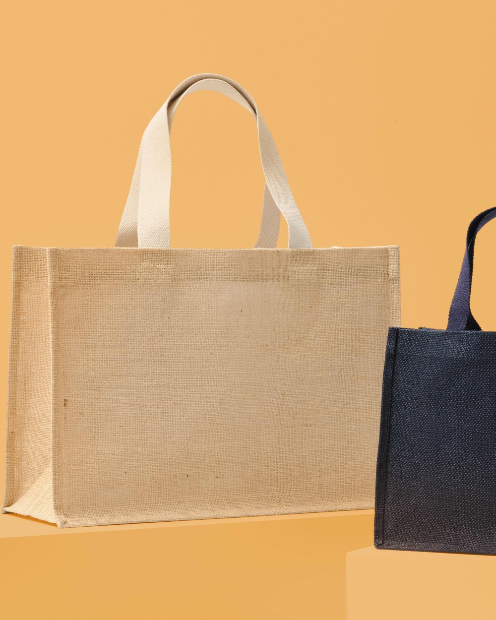 Tassen & Zakken NUTSHELL Jute shopper voor bedrukking &amp; borduring