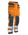 Broeken JOBMAN 2222 Hi-Vis Trousers Star HP voor bedrukking &amp; borduring