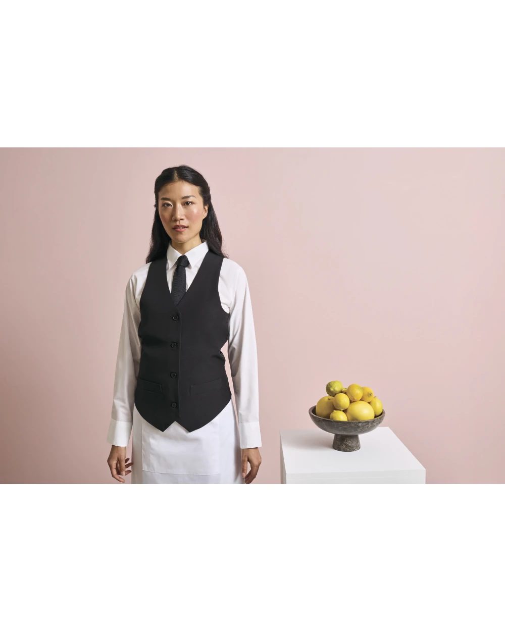 PREMIER Ladies Lined Polyester Waistcoat Zubehör personalisierbar